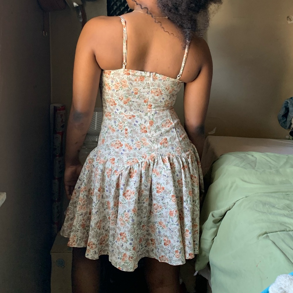 Shein Floral Ruffle Dress - Picture 3 of 6